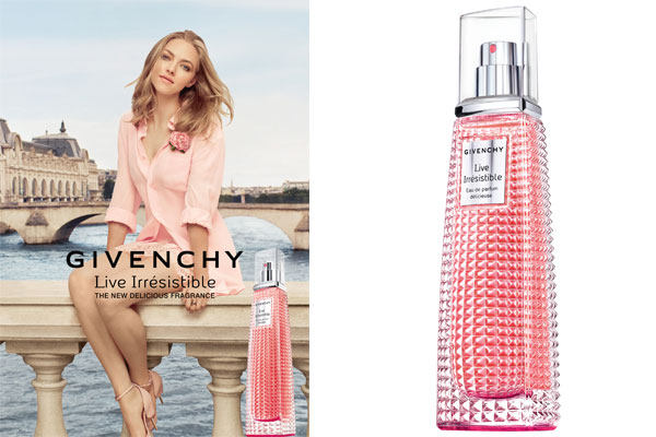 Givenchy Live Irresistible Delicieuse Perfume, Amanda Seyfried