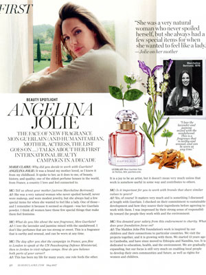 Angelina Jolie Mon Guerlain Article