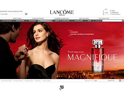 Magnifique website, Anne Hathaway