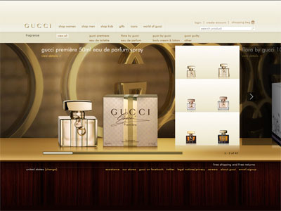 Gucci Premiere website, Blake Lively