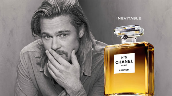 Brad Pitt Chanel No 5 Perfume