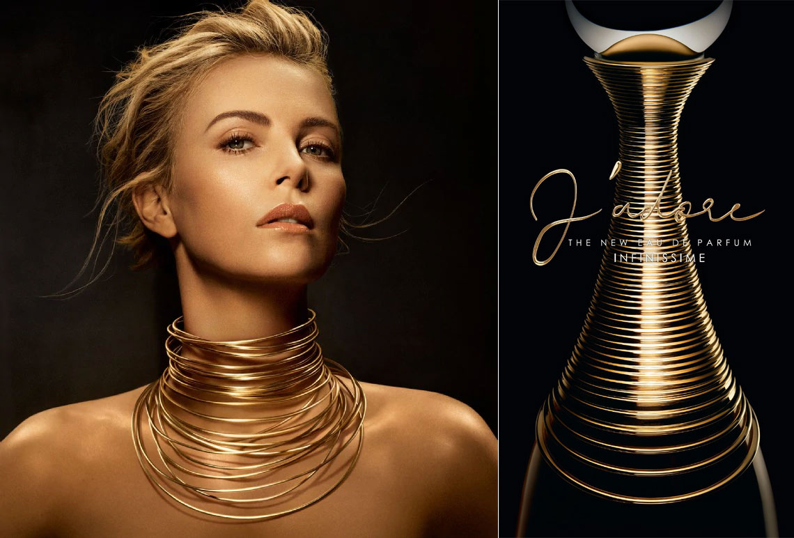 Dior J'adore Infinissime perfume with Charlize Theron
