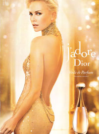 Charlize Theron Dior J'adore Voile de Parfum celebrity scentsation