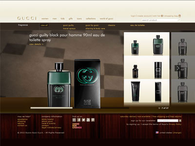 Gucci Guilty Black Pour Homme website, Chris Evans