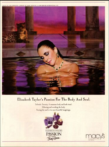 Elizabeth Taylor Passion Bath Ad