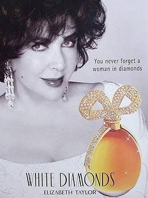 Elizabeth Taylor White Diamonds Ad