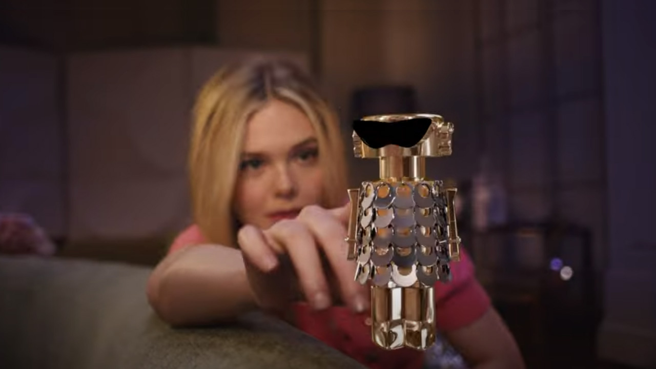 Elle Fanning Paco Rabanne Fame perfume video ad