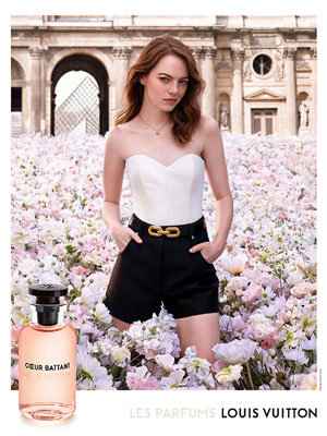 Emma Stone Louis Vuitton Coeur Battant celebrity perfume