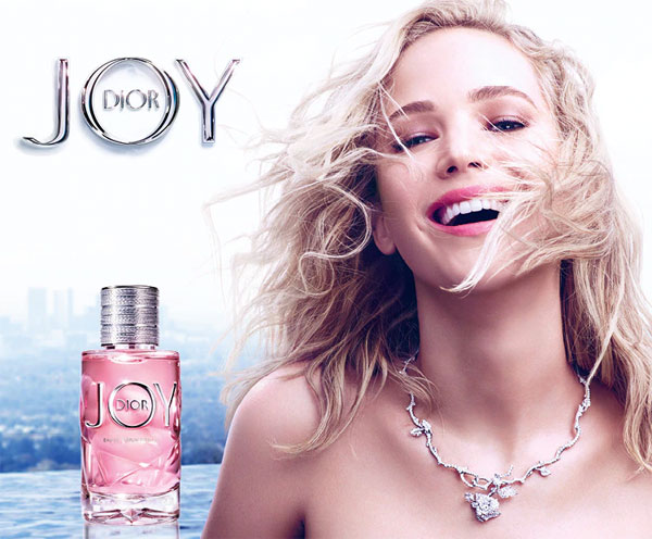 Jennifer Lawrence Dior Joy Intense Celebrity Fragrance