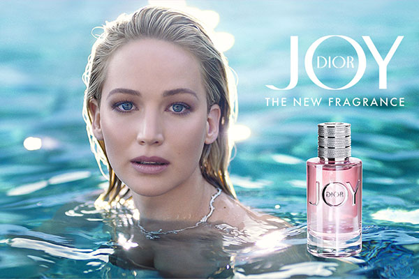 Jennifer Lawrence Dior Joy Celebrity Fragrance