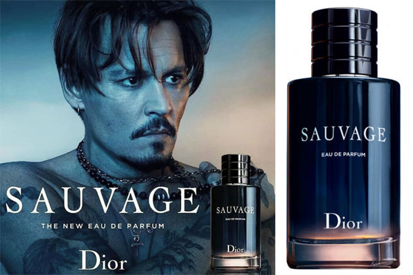 Dior Sauvage Eau de Parfum Cologne, Johnny Depp