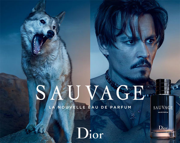 Johnny Depp Dior Sauvage Eau de Parfum Perfume