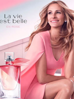 Julia Roberts Lancome La Vie Est Belle En Rose Ad