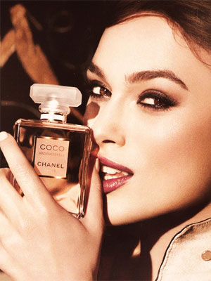 Chanel Coco Mademoiselle Perfume, Keira Knightley