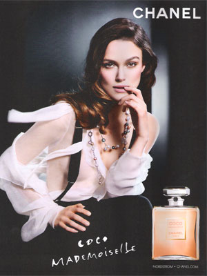 Coco Mademoiselle Perfume Ad Keira Knightley