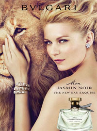 Kirsten Dunst, Bulgari Mon Jasmin Noir L'Eau Exquise Perfume