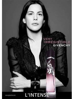 Liv Tyler Very Irresistible L'Intense Givenchy fragrances
