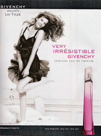 Liv Tyler, Very Irresistible Perfume