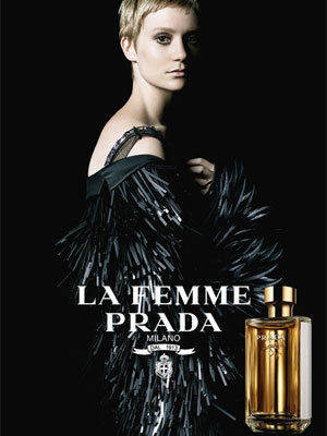 Mia Wasikowska Prada La Femme Fragrance