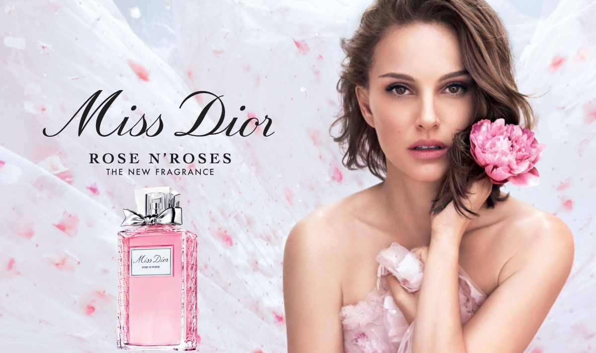 Natalie Portman Miss Dior Rose N' Roses Celebrity Fragrance Ad