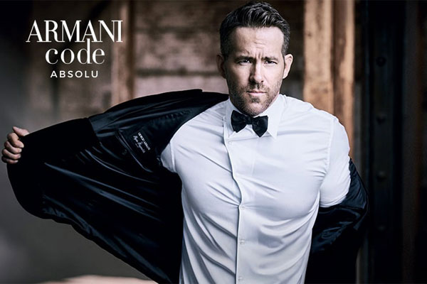 Ryan Reynolds Armani Code Absolu Celebrity Fragrance