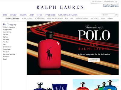 Ralph Lauren Polo Red website, Nacho Figueras