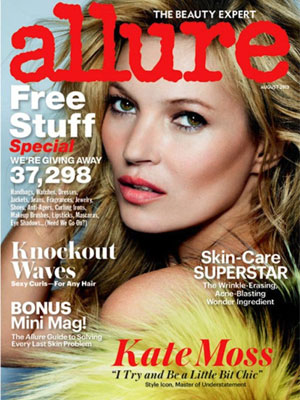 Allure August 2013 Kate Moss