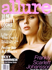 Allure Magazine Dec 2008 Scarlett Johansson