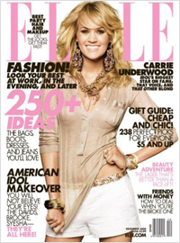 Elle Magazine Dec 2008 Carrie Underwood