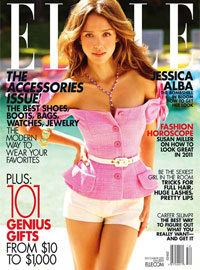 Elle Magazine Dec 2010 Jessica Alba