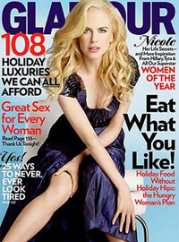 Glamour Magazine Dec 2008 Nicole Kidman