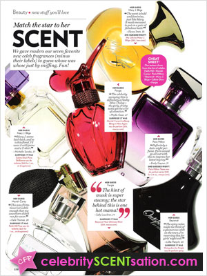Beyonce Heat perfume editorial Glamour magazine September 2010