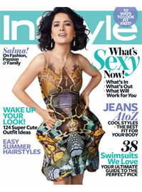 InStyle Magazine June 2010 Salma Hayek