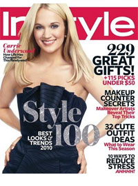 InStyle Magazine Dec 2010 Carrie Underwood