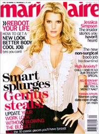 Marie Claire Magazine Jan 2009 Jessica Simpson