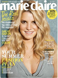 Marie Claire Magazine May 2010 Jessica Simpson