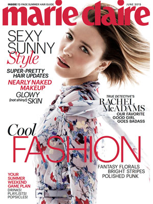 Rachel McAdams Marie Claire Magazine June 2015