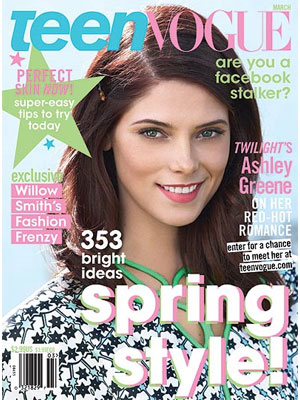 Teen Vogue Magazine, Mar 2011, Ashley Greene