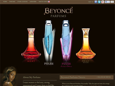 Pulse Summer website, Beyonce Knowles