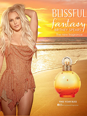 Britney Spears Blissful Fantasy celebrity perfumes advert