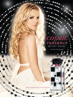 Britney Spear Cosmic Radiance Perfume Celebrity Ads