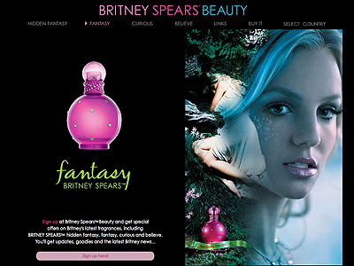 Fantasy website, Britney Spears