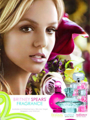 Britney Spear Fantasy Perfume Celebrity Perfume Ads