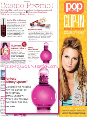 Britney Spear Fantasy Perfume Ad Cosmo
