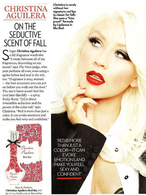 Christina Aguilera Red Sin Article