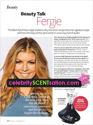 Outspoken by Fergie Fragrance, InStyle