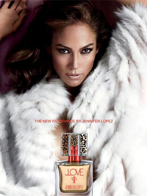 Jennifer Lopez JLove perfume celebrity ad