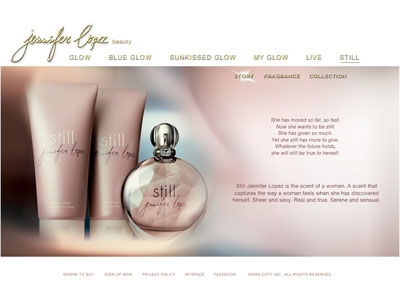 Still Jennifer Lopez website, Jennifer Lopez
