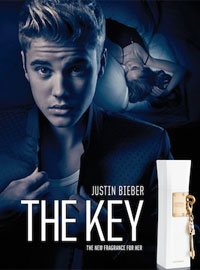 Justin Bieber, The Key Perfume