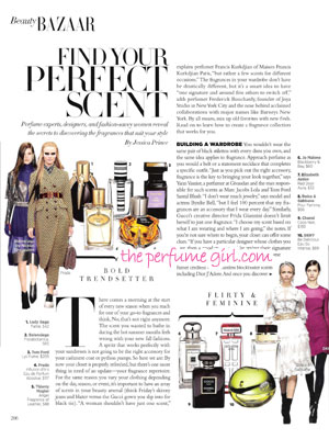 Lady Gaga Perfume Harper's Bazaar November 2012